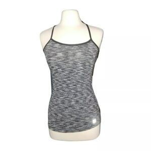 Actra S Racer Back Tank Top Gray Black Gfast Woman Workout Yoga Shirt. D…